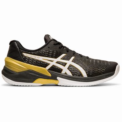 Férfi Asics Sky Elite FF Röplabda Cipő AS6072345 Fekete/Fehér